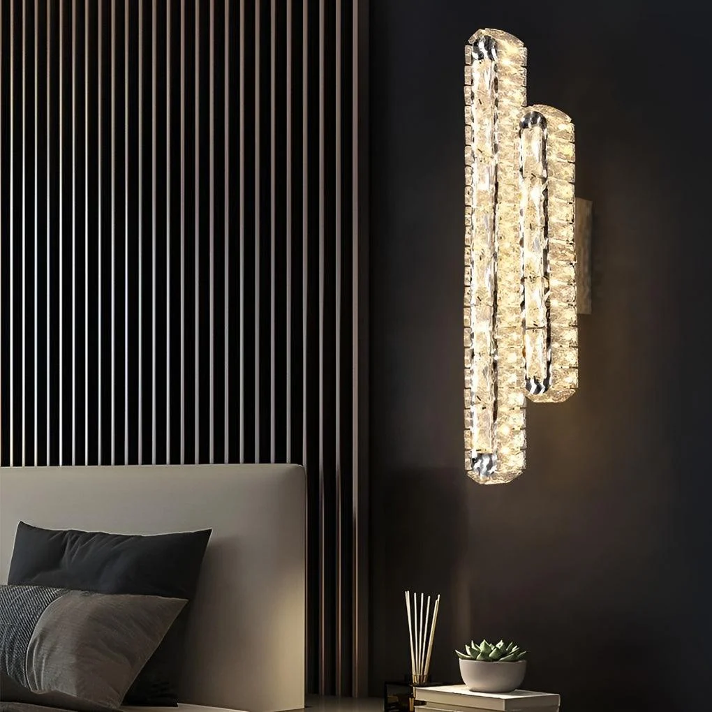 CrystalLux - Double LED Crystal Wall Lamp with Dimmable Function -  - #tag1#