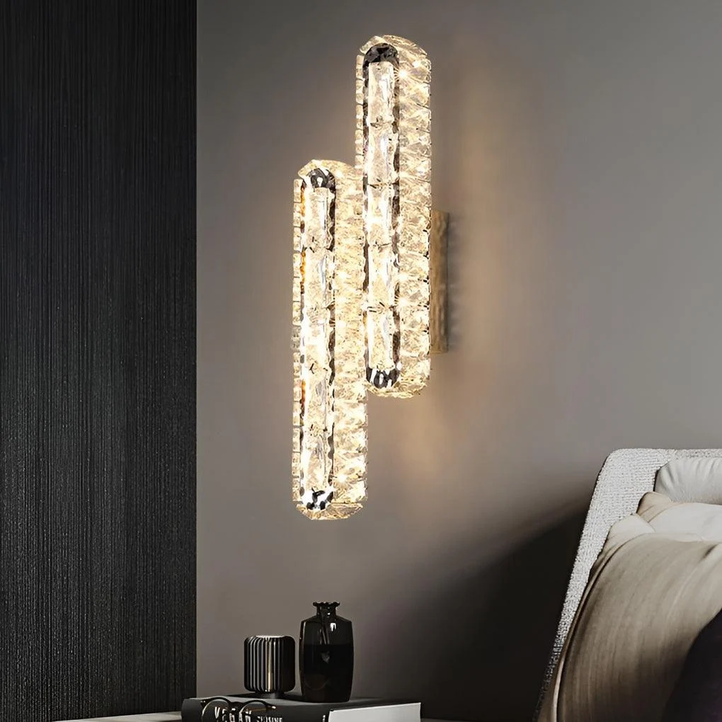 CrystalLux - Double LED Crystal Wall Lamp with Dimmable Function -  - #tag1#