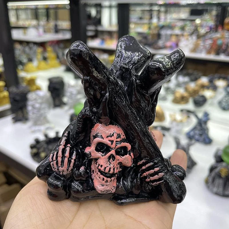 Crystal Ball Base Skull Resin Handicraft Ornaments -  - #tag1#