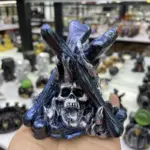 Crystal Ball Base Skull Resin Handicraft Ornaments tag1