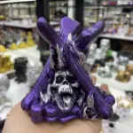 Crystal Ball Base Skull Resin Handicraft Ornaments tag1