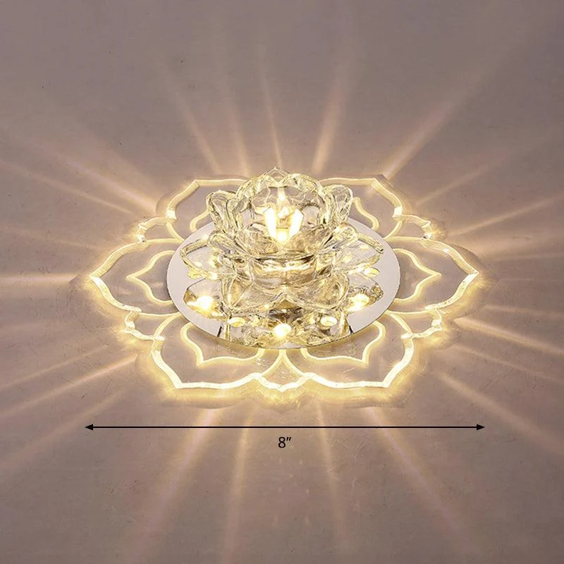 Crystal Blossom LED Ceiling Lamp - Modern Design -  - #tag1#