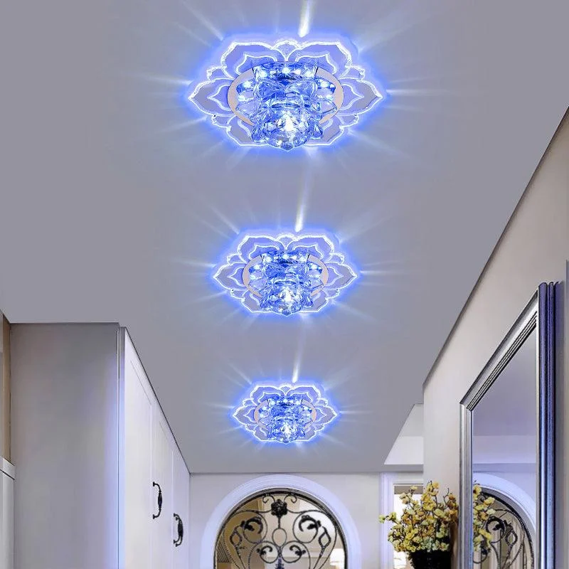 Crystal Blossom LED Ceiling Lamp - Modern Design -  - #tag1#
