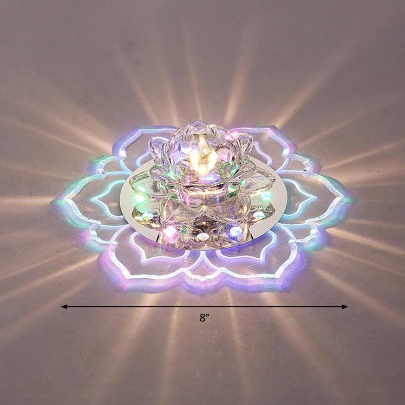 Crystal Blossom LED Ceiling Lamp - Modern Design -  - #tag1#