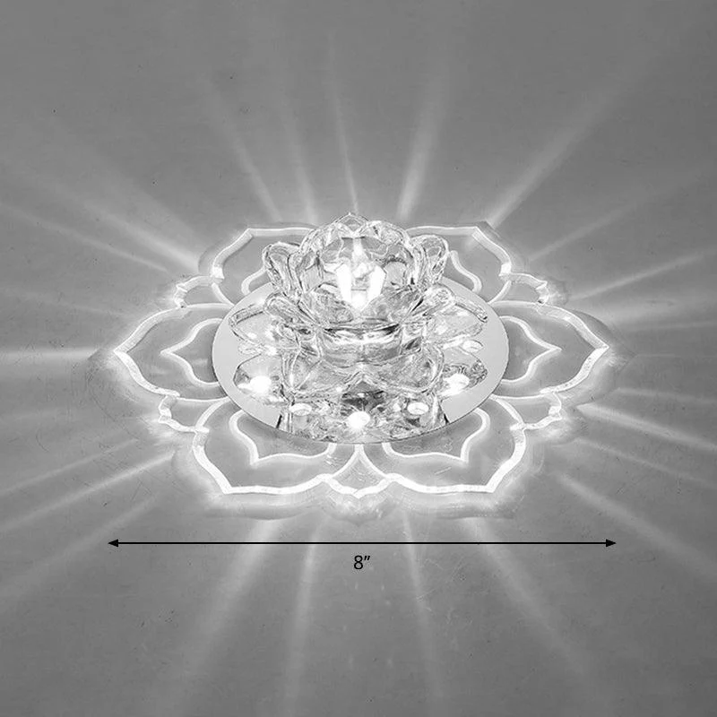 Crystal Blossom LED Ceiling Lamp - Modern Design -  - #tag1#