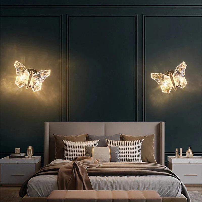 Crystal Butterfly Light Sconce -  - #tag1#