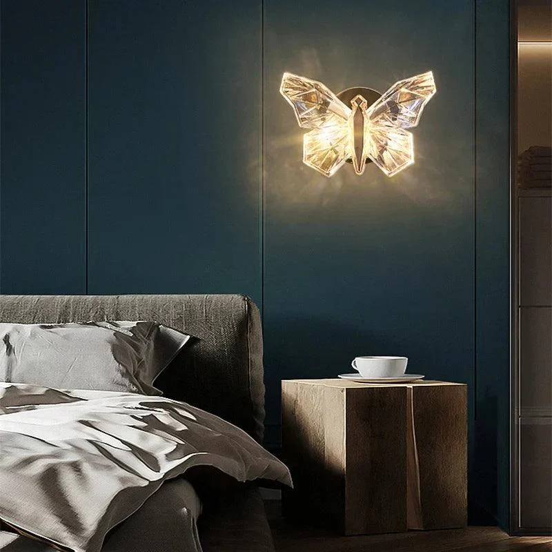 Crystal Butterfly Light Sconce -  - #tag1#
