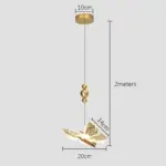 Crystal Butterfly Pendant Lamp tag1
