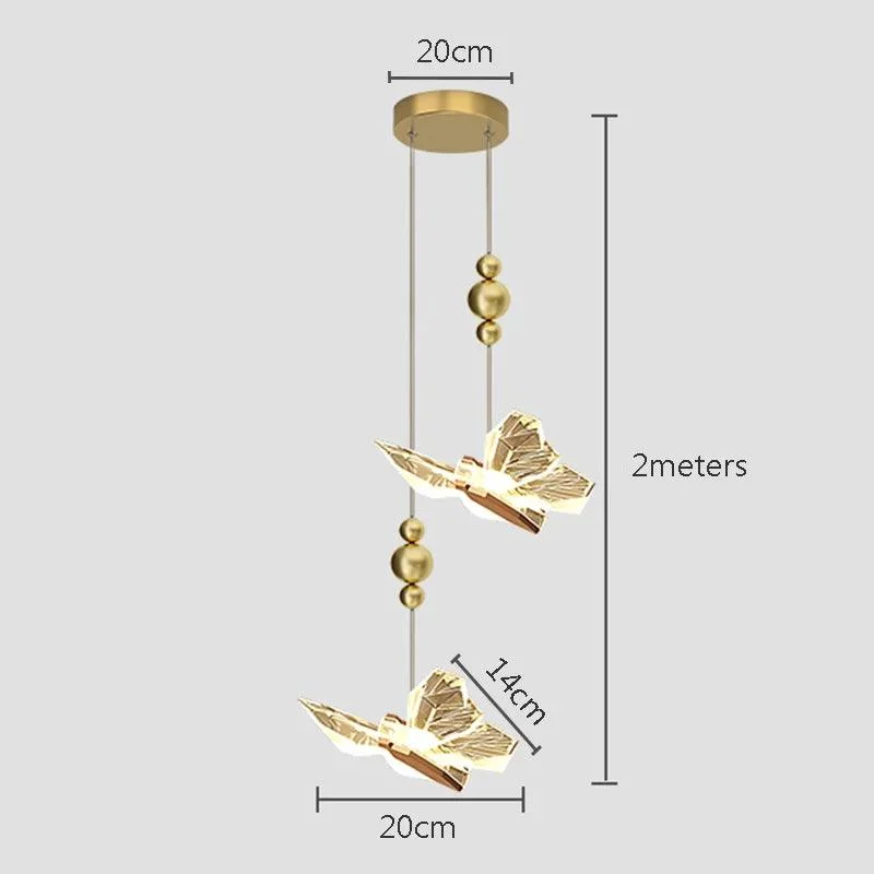Crystal Butterfly Pendant Lamp -  - #tag1#