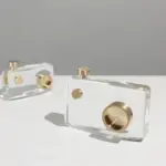 Crystal Camera Sculpture
