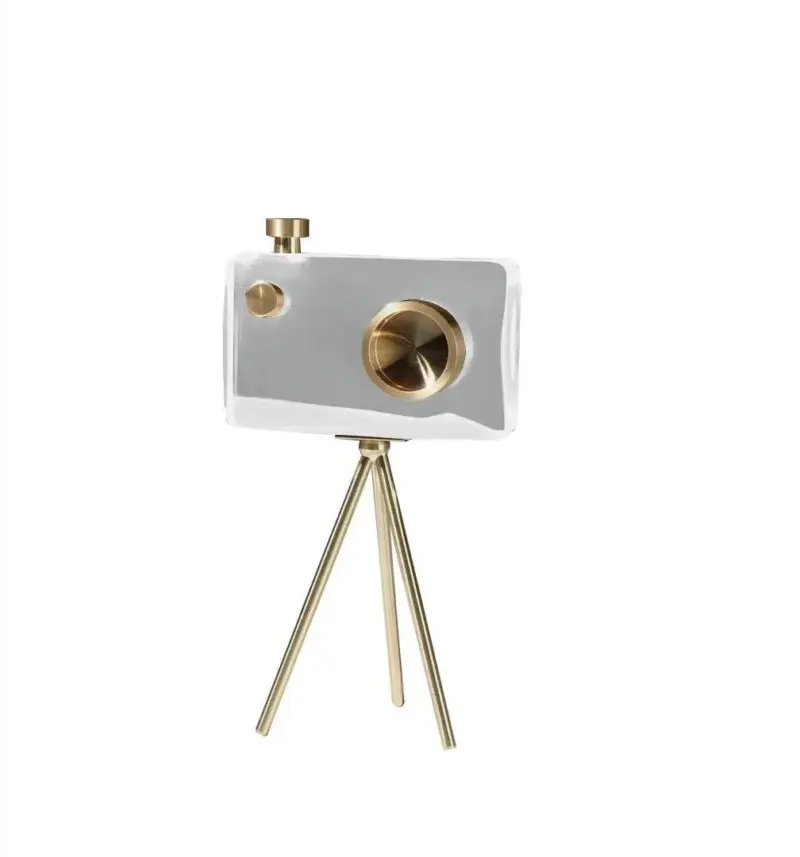 Crystal Camera Sculpture