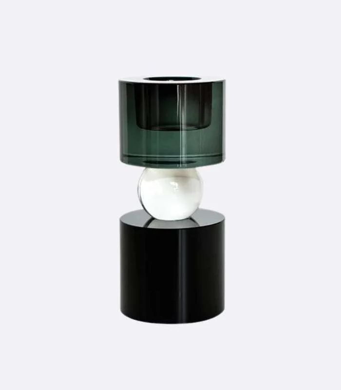 Crystal Candleholder Hollywood Candlestick 10cm -  - #tag1#