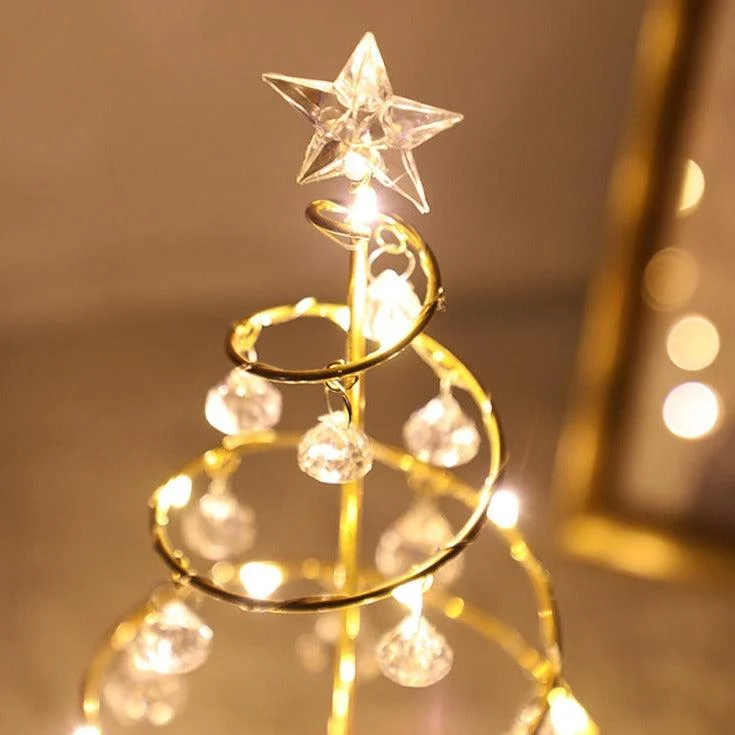Crystal Christmas Tree Table Lamp -  - #tag1#