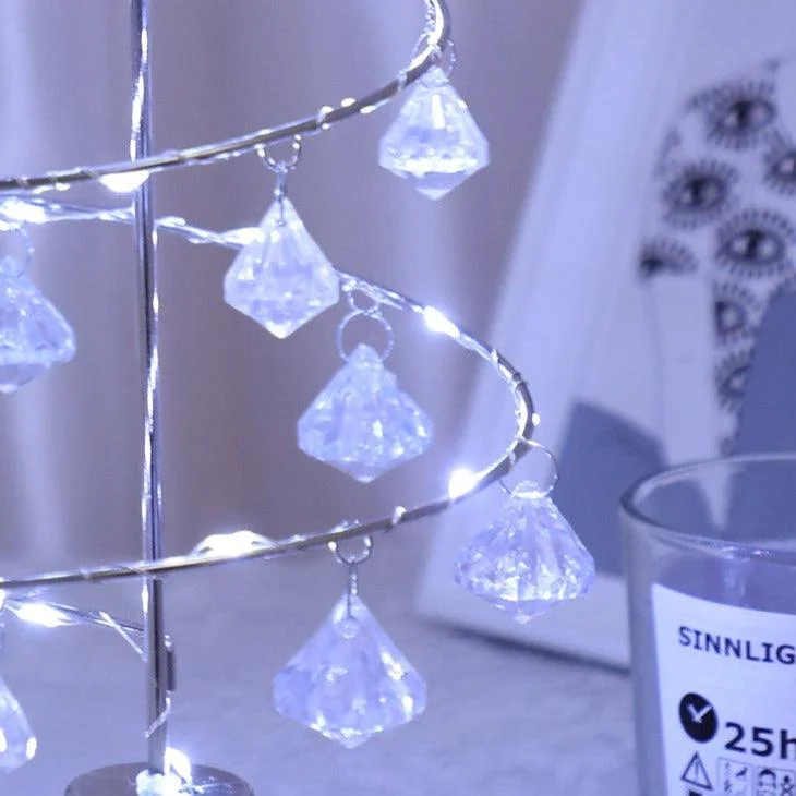 Crystal Christmas Tree Table Lamp -  - #tag1#