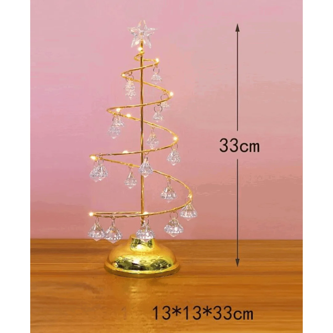Crystal Christmas Tree Table Lamp -  - #tag1#