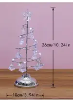 Crystal Christmas Tree Table Lamp tag1