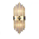 Crystal Crystal LED Wall Lamp Gold Living Room Bedroom Metal Acrylic tag1