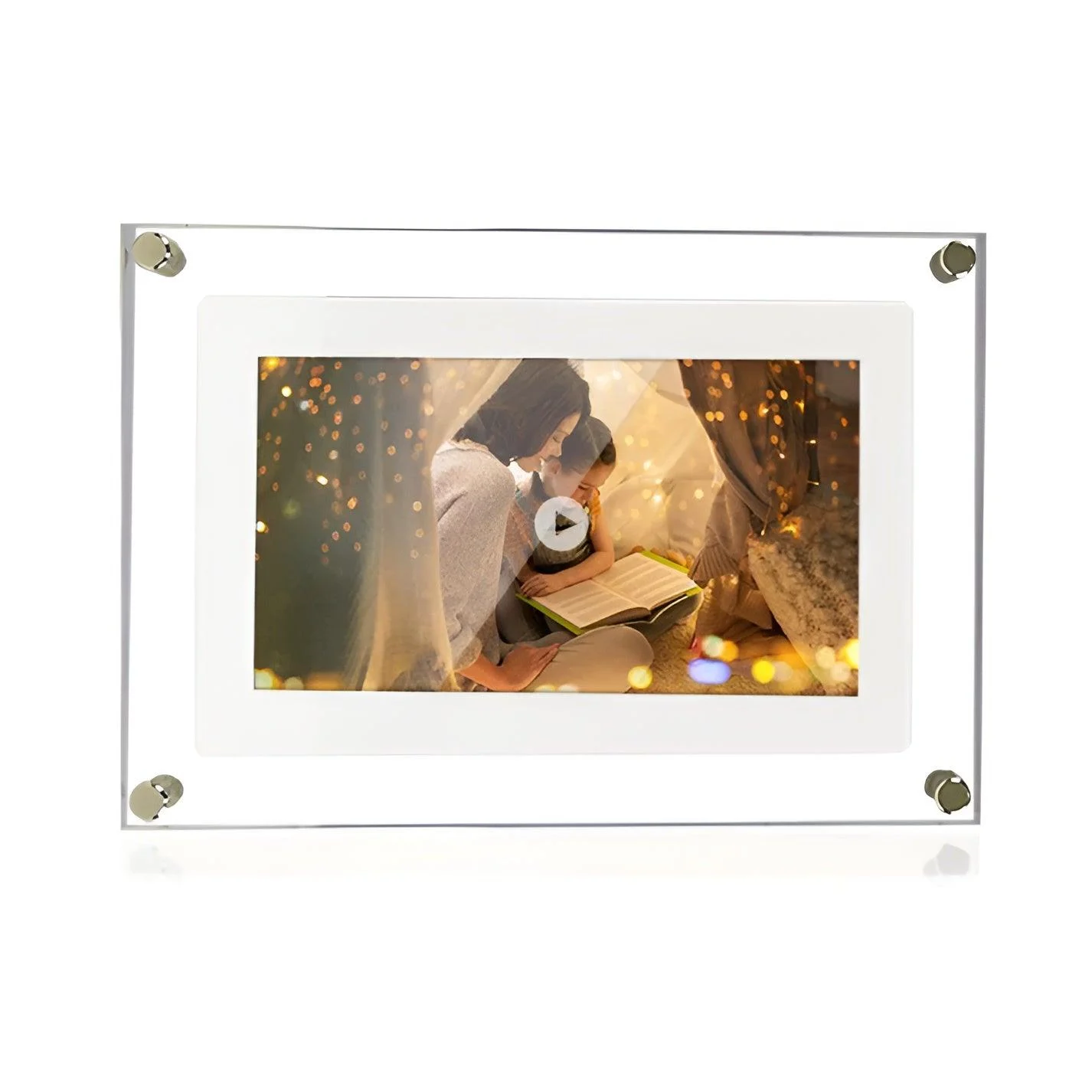 Crystal DigiFrame - Motion photo frame made of acrylic with seamless video playback -  - #tag1#