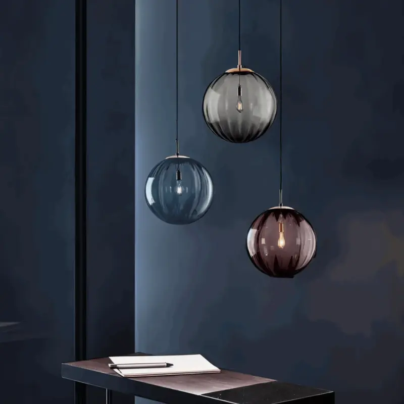 Crystal Elegance Stunning Pendant Lights with Nordic Orbs tag1