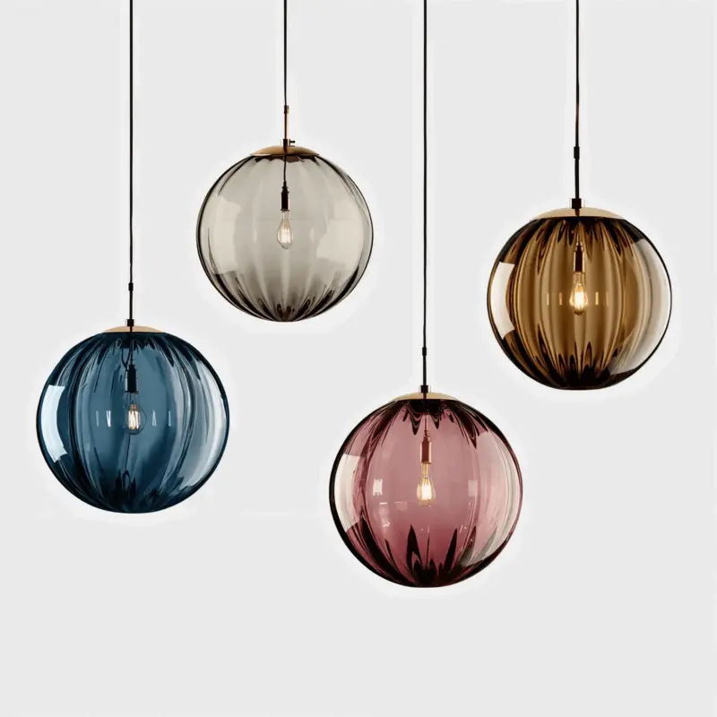 Crystal Elegance Stunning Pendant Lights with Nordic Orbs tag1