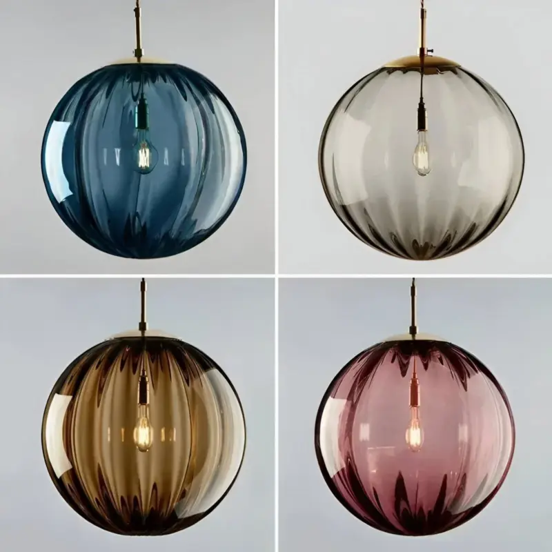 Crystal Elegance Stunning Pendant Lights with Nordic Orbs tag1