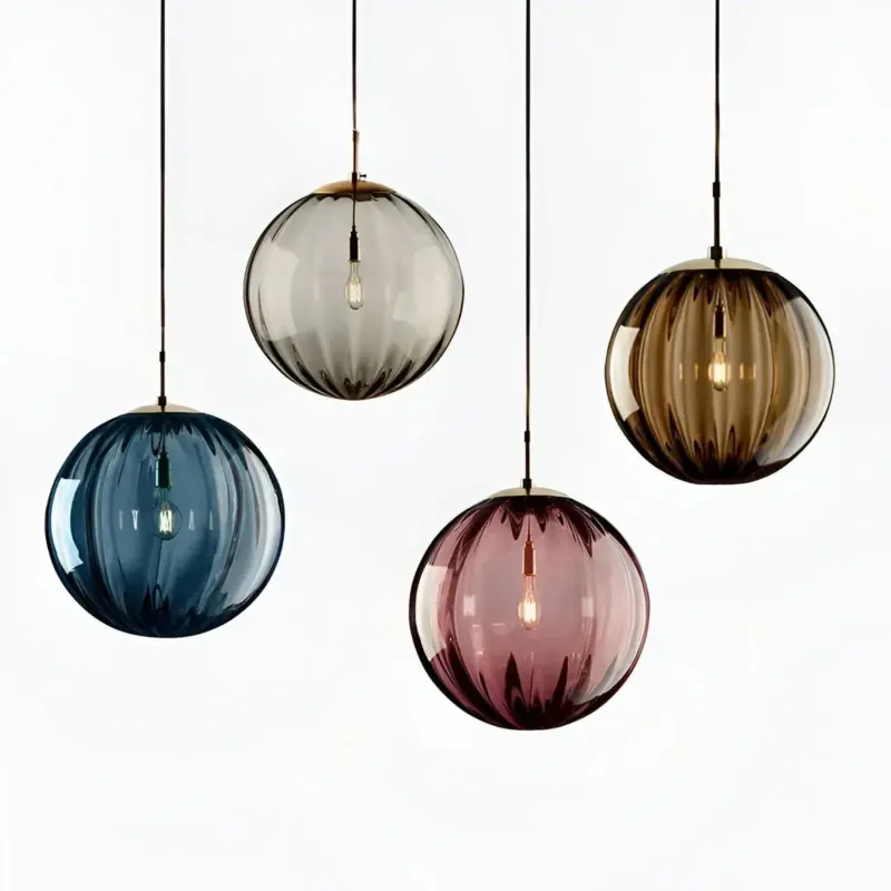 Crystal Elegance Stunning Pendant Lights with Nordic Orbs tag1
