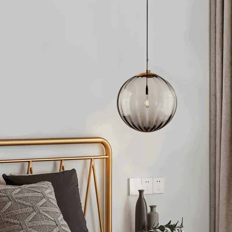 Crystal Elegance Stunning Pendant Lights with Nordic Orbs tag1