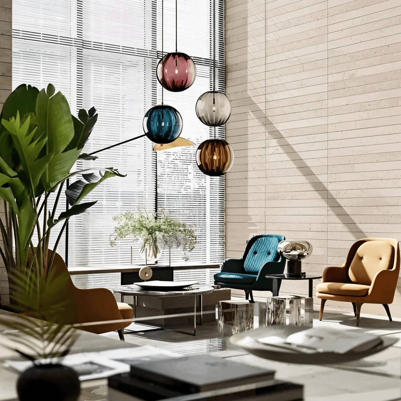 Crystal Elegance - Stunning Pendant Lights with Nordic Orbs -  - #tag1#