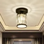Crystal_Foyer_Ceiling_Lamp_-_Modern_Black-Gold_Semi-Flush_Design_-_-_tag1_-4193936 Crystal Foyer Ceiling Lamp Modern Black Gold Semi Flush Design tag1