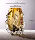 Crystal_Glass_Table_Top_Vase_Amber_Grey_-_-_tag1_-4187356 Crystal Glass Table Top Vase Amber Grey tag1