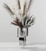 Crystal_Glass_Tabletop_Vase_Decorative_19_cm_-_-_tag1_-4187439 Crystal Glass Tabletop Vase Decorative 19 cm tag1