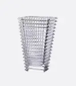Crystal Glass Tabletop Vase Rectangular 23cm tag1