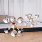 Crystal Hand Crafted Ball Geometric Sculpture