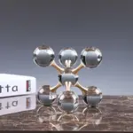 Crystal Hand Crafted Ball Geometric Sculpture