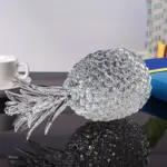 Crystal Hand Crafted Pineapple Sculpture