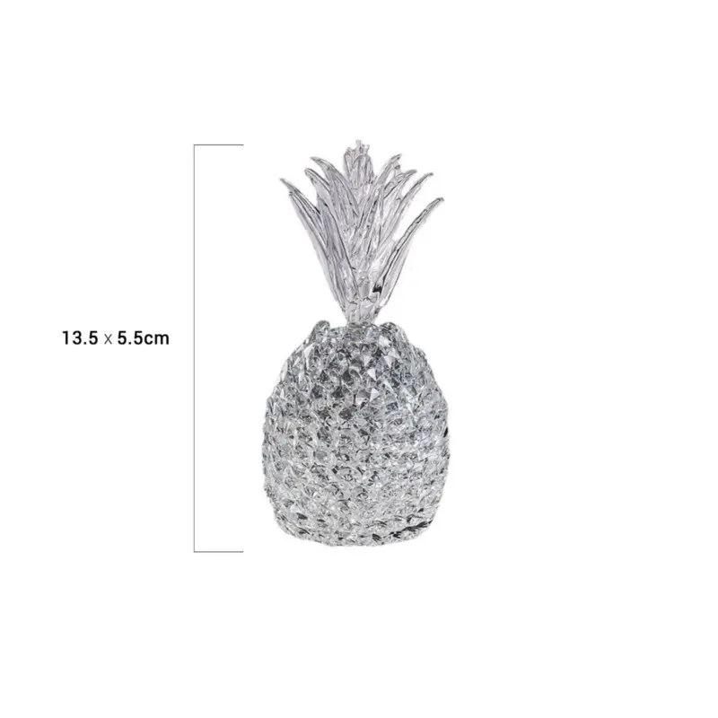 Crystal Hand Crafted Pineapple Sculpture