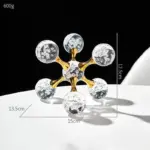 Crystal Molecule Sculpture tag1