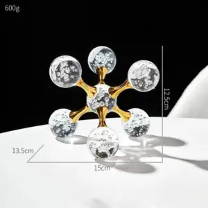 Crystal Molecule Sculpture