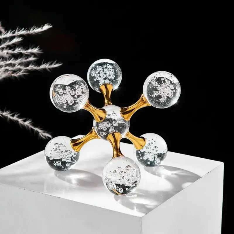 Crystal Molecule Sculpture tag1