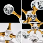Crystal Molecule Sculpture tag1