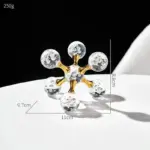 Crystal Molecule Sculpture tag1