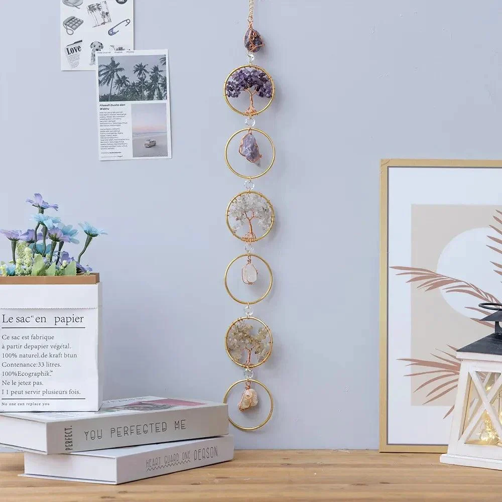 Crystal Ring Stone Wall Hanging -  - #tag1#