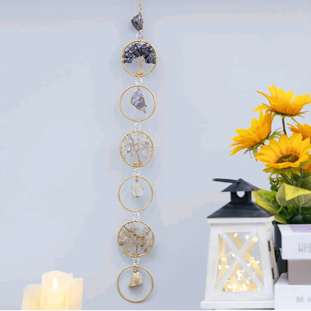 Crystal Ring Stone Wall Hanging -  - #tag1#