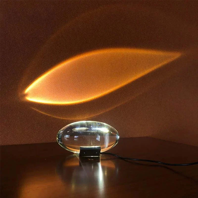 Crystal Sunset Sky Table Lamp -