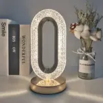 Crystal Table Lamp Luxe Crystal Table Lamp LED Oval Table Lamp tag1