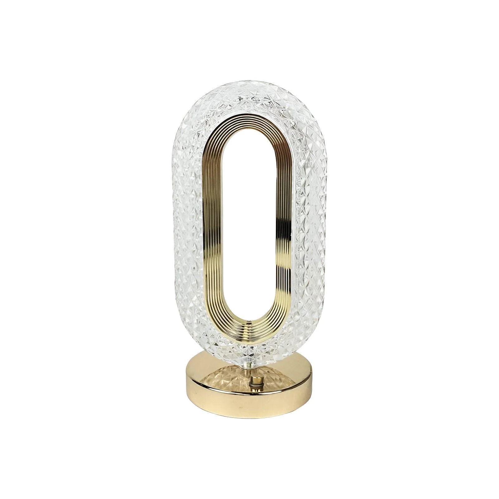 Crystal Table Lamp - Luxe Crystal Table Lamp - LED Oval Table Lamp -  - #tag1#