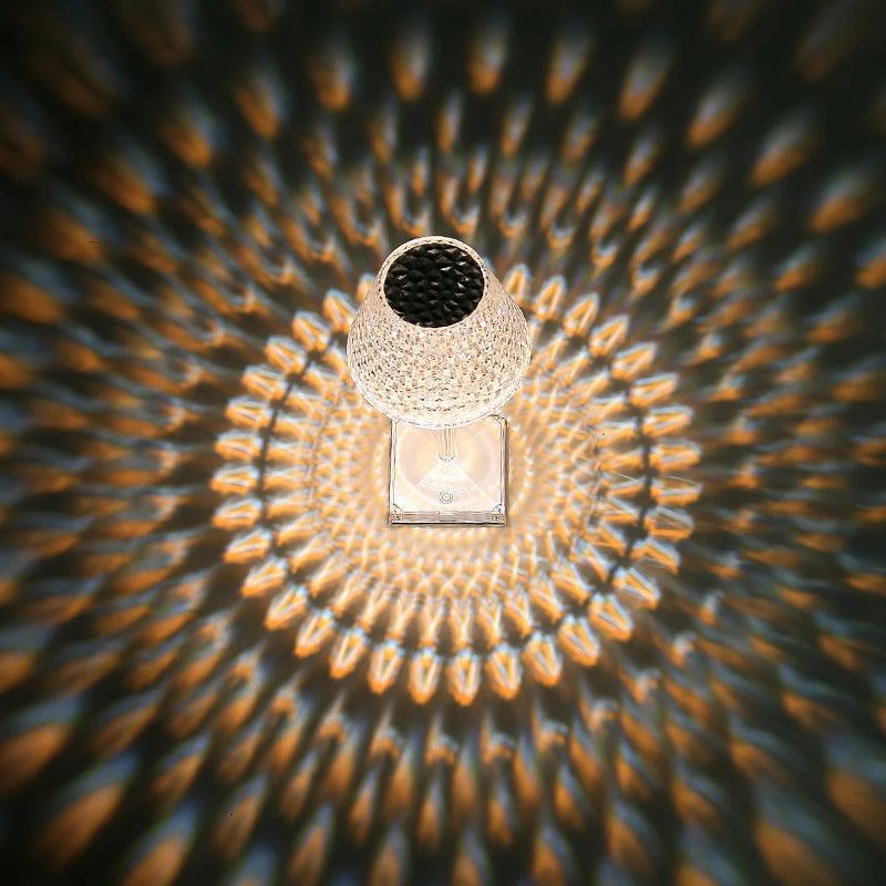 Crystal Table Lamp with 3 Dimmable Lighting Options -  - #tag1#