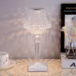 Crystal Table Lamp with 3 Dimmable Lighting Options tag1