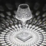 Crystal Table Lamp with 3 Dimmable Lighting Options tag1