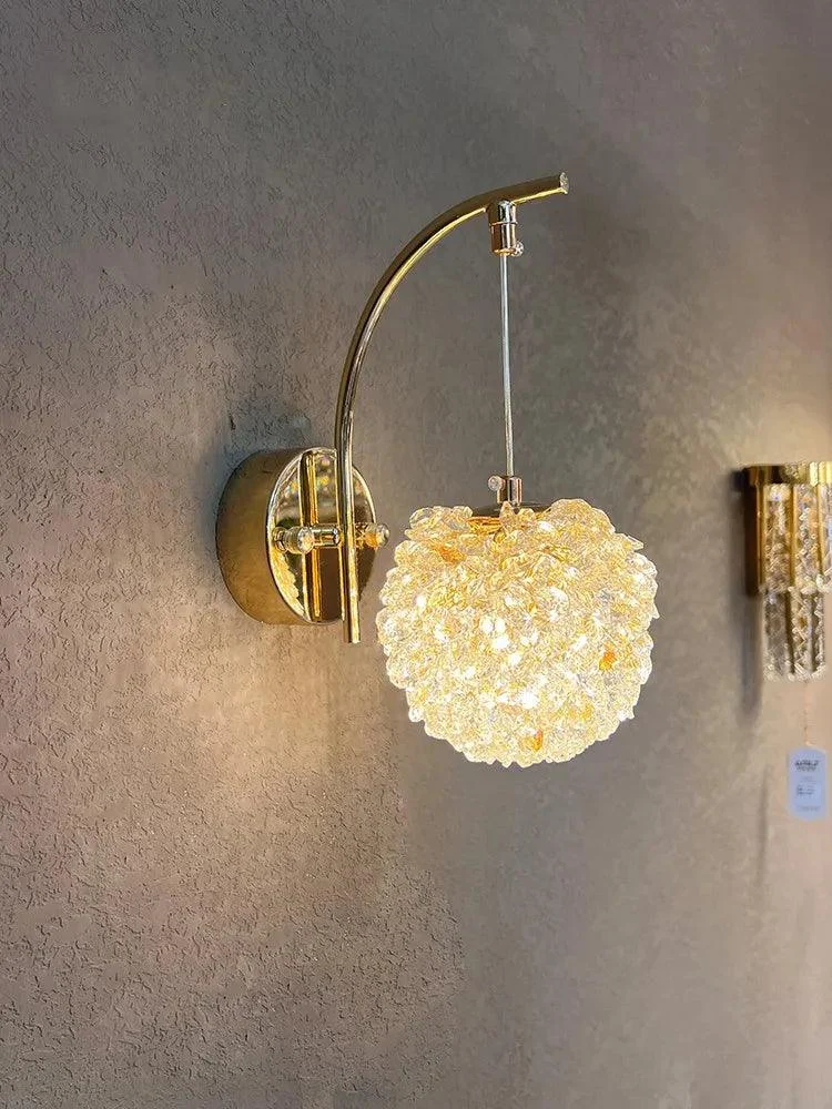 Crystal Wall Lamp - Nordic Design - For Living Room/Bedroom - Stylish Lighting -  - #tag1#